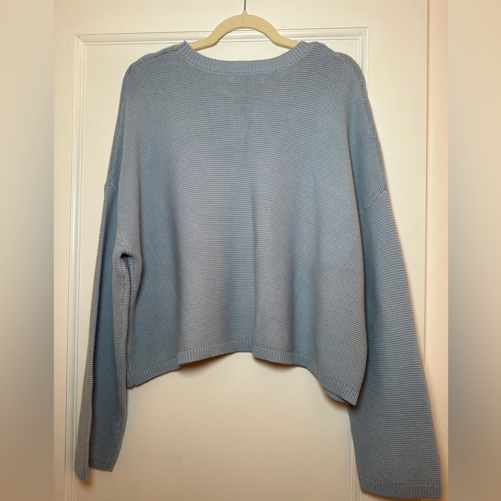 moon & madison Light Blue knitted lounge set